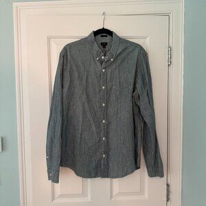 J. Crew Chambray Shirt, Slim XL